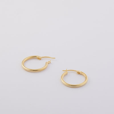 Minimalist Hoop Earrings Gold