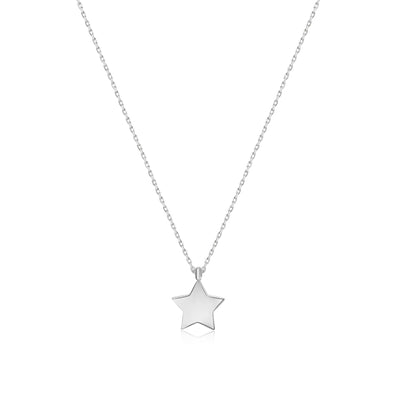 Star Necklace 14k 8K Gold or Silver