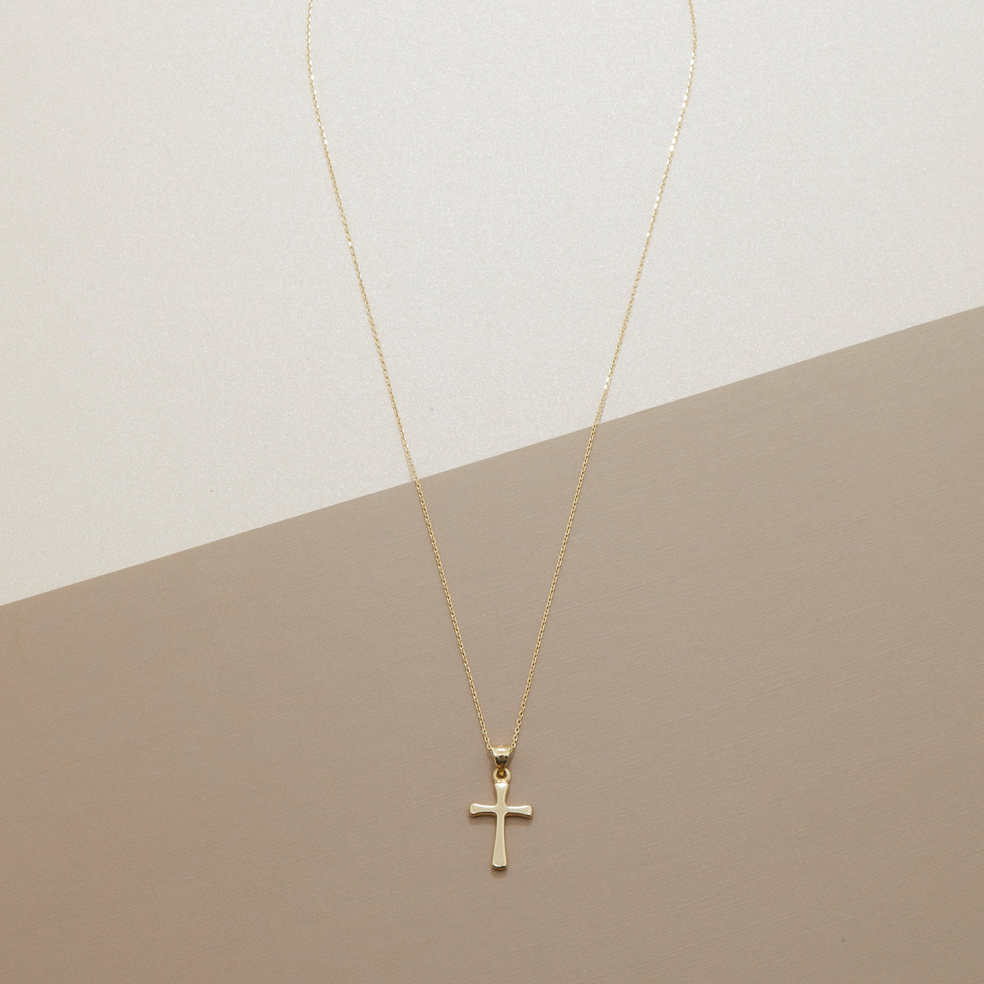 Cross Necklace 14k Gold or Silver