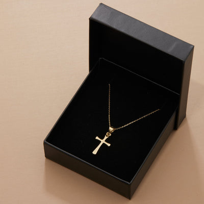 Cross Necklace 14k Gold or Silver
