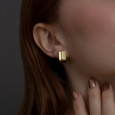 Chunky Hoop Earrings