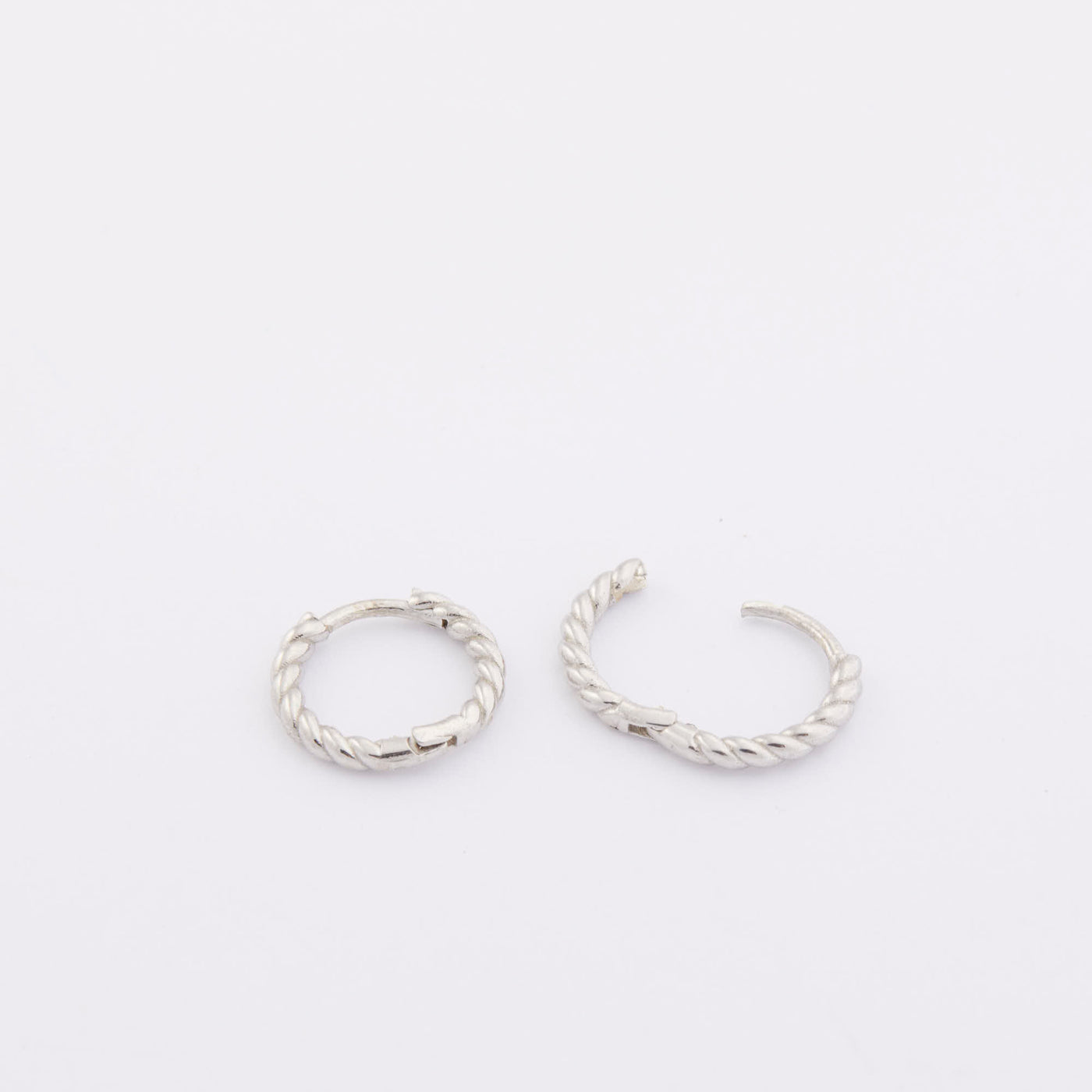 croissant hoop earrings