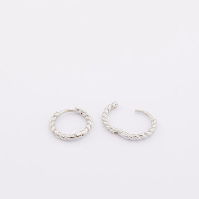 croissant hoop earrings