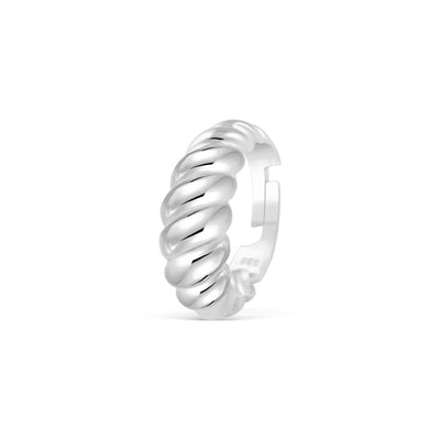 Adjustable Gold Croissant Ring