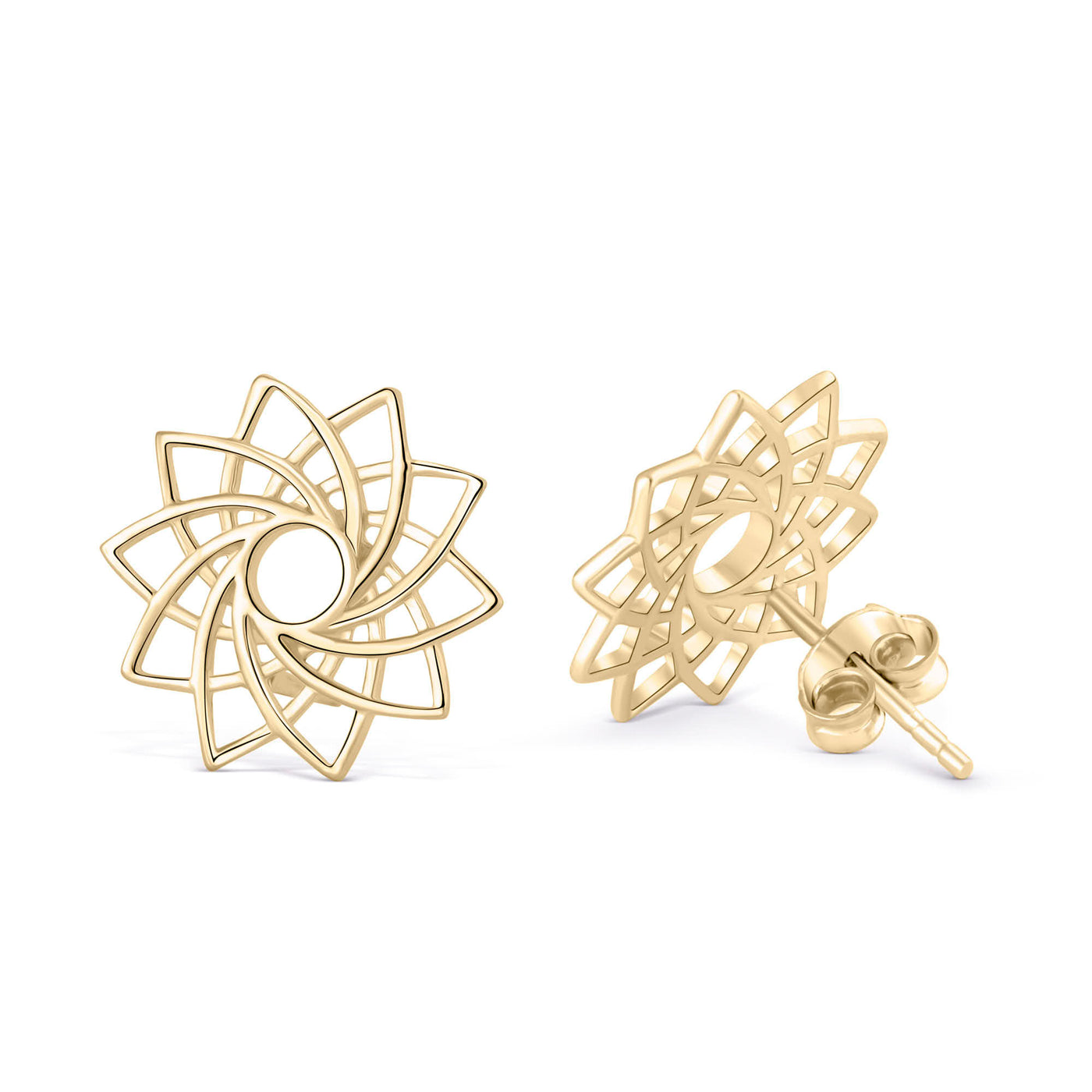 Lotus Stud Earrings