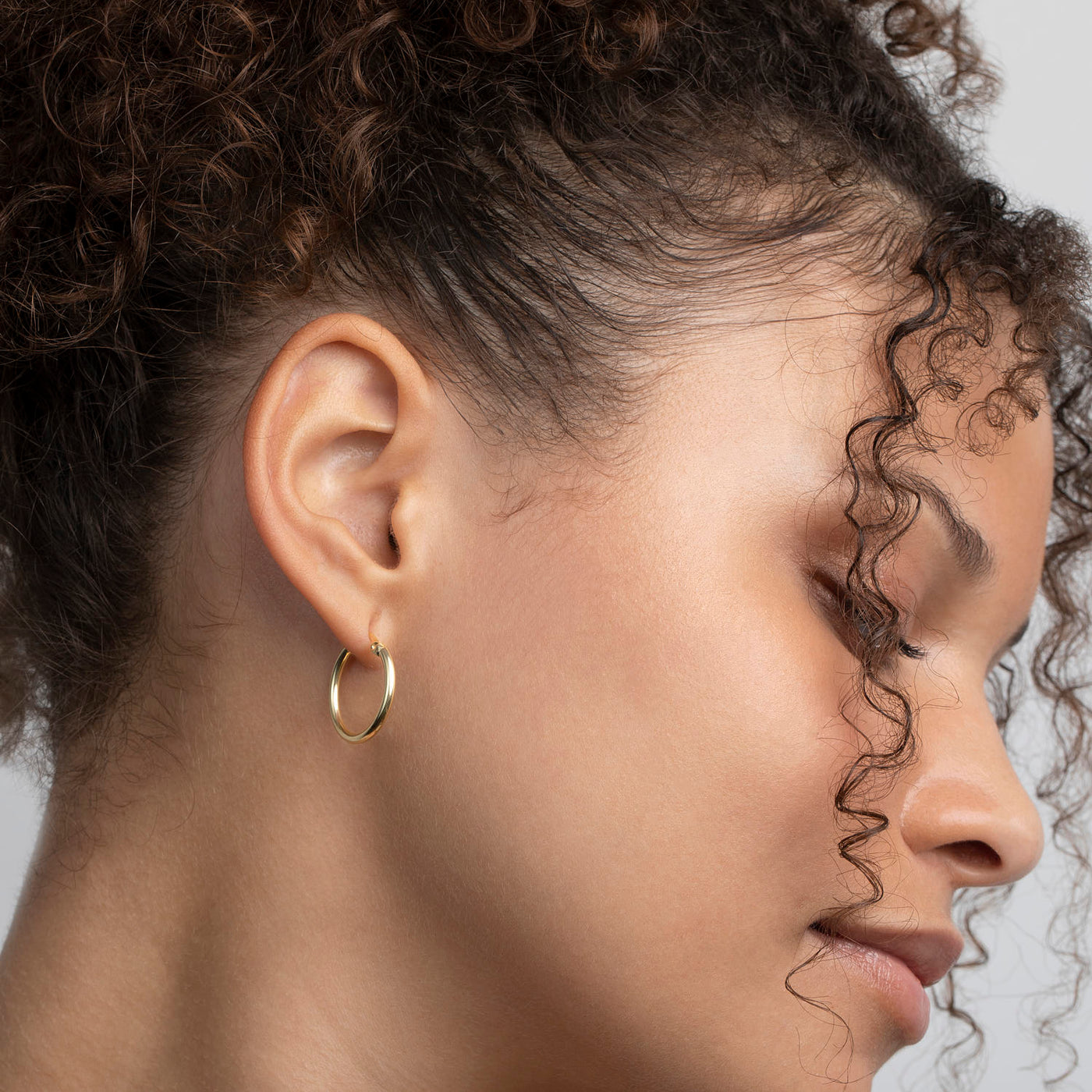 Minimalist Hoop Earrings Siler