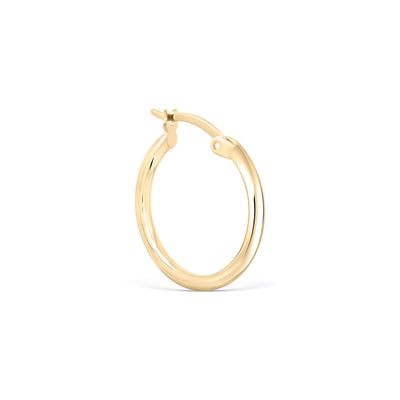 Minimalist Hoop Earrings Silver