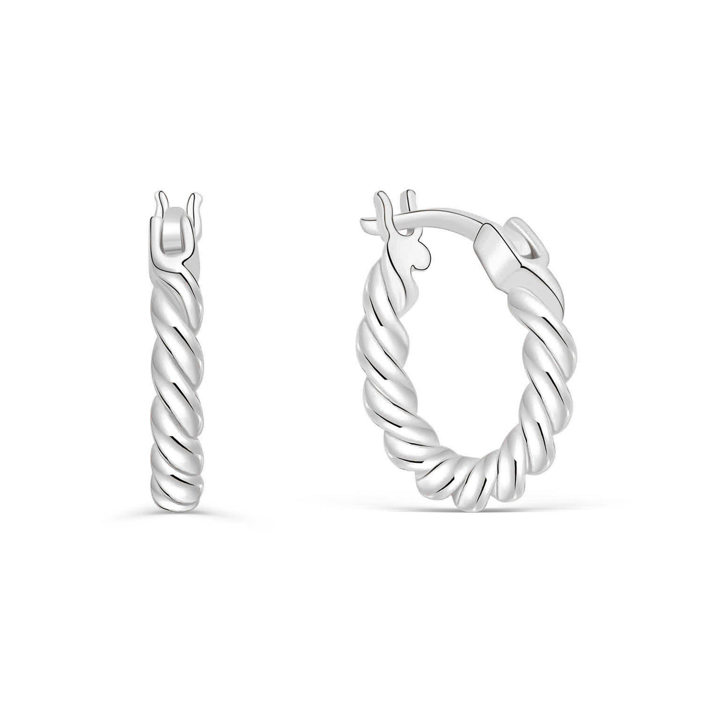 Twisted Hoop Earrings