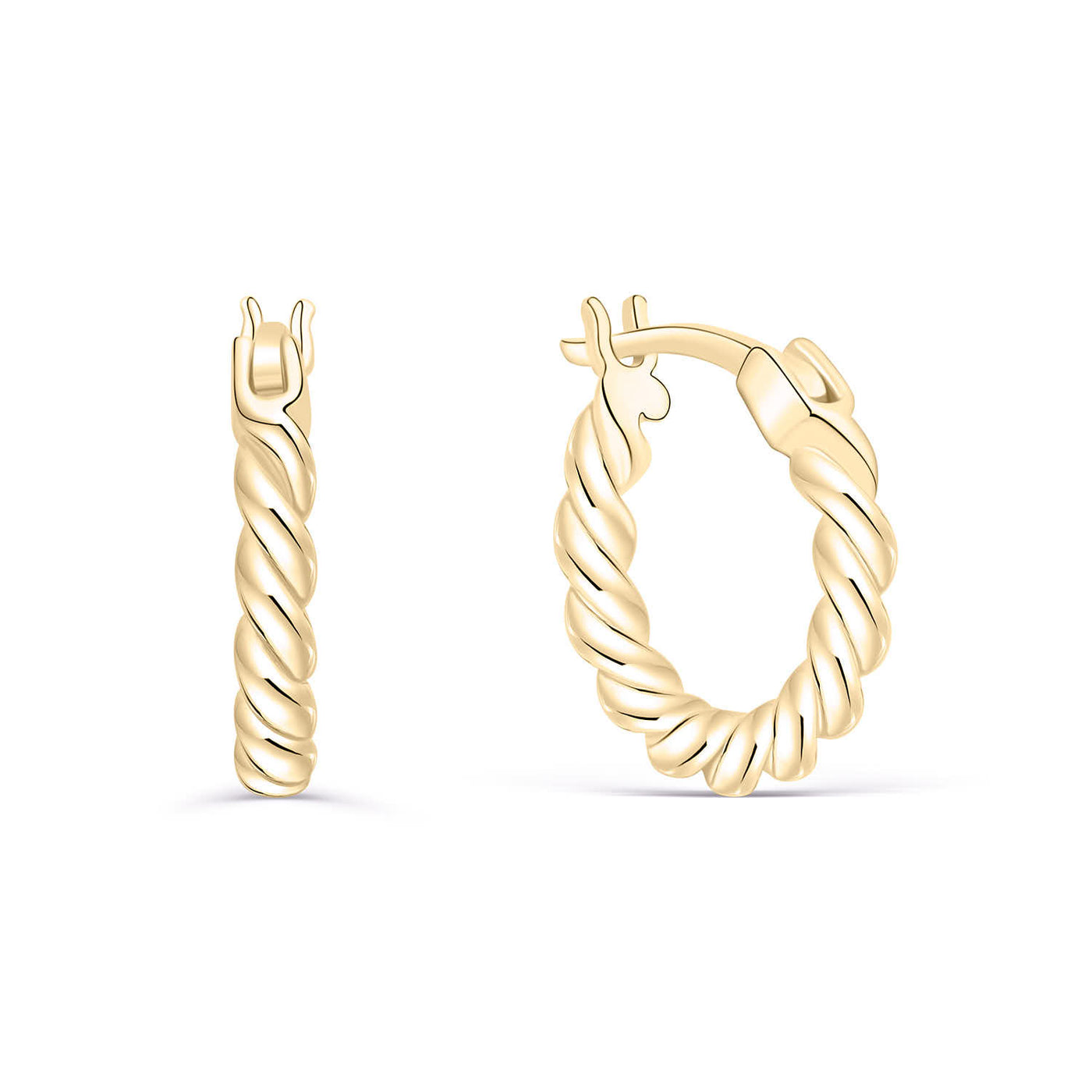 Twisted Hoop Earrings