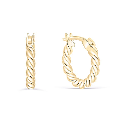 Twisted Hoop Earrings