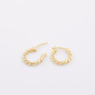 Twisted Hoop Earrings