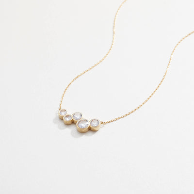 Bubble Bezel Necklace