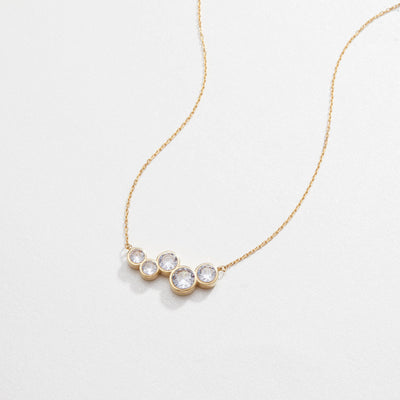 Bubble Bezel Necklace