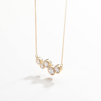 Bubble Bezel Necklace