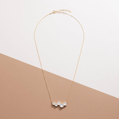 Bubble Bezel Necklace