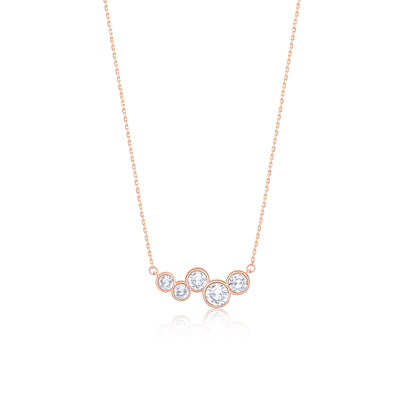 Bubble Bezel Necklace