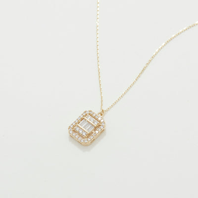 Pave Necklace with Diamonds