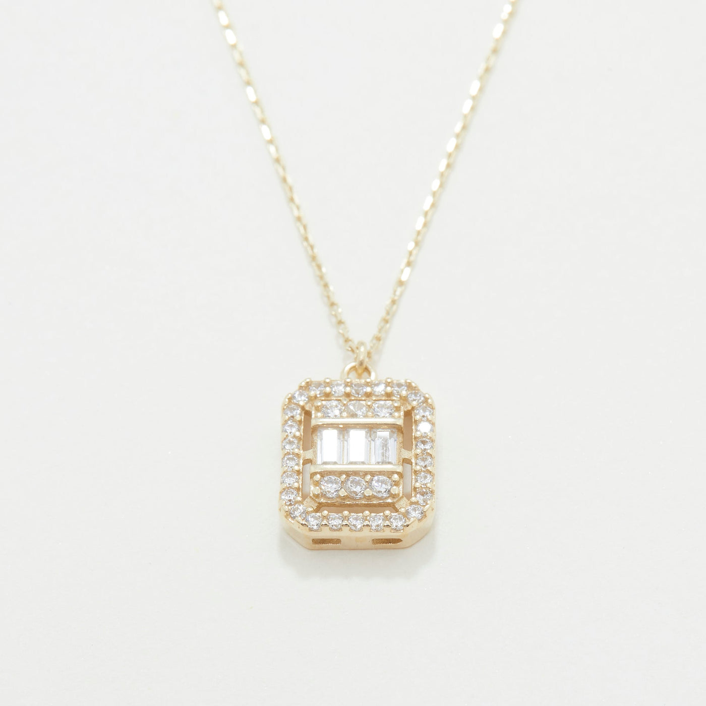 Pave Necklace with Diamonds